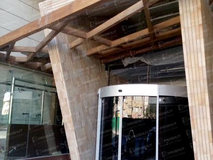 پروژه درب اتوماتیک منحمی ساختمان فدک